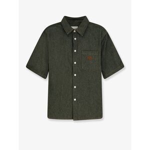 Walk In Paris Men Green Denim Shirt